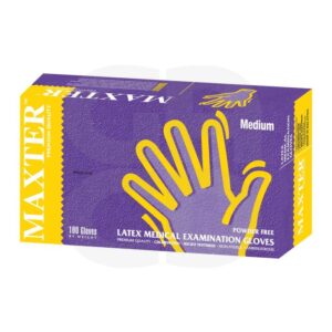 Gants en latex non poudrés - Boîte de 100